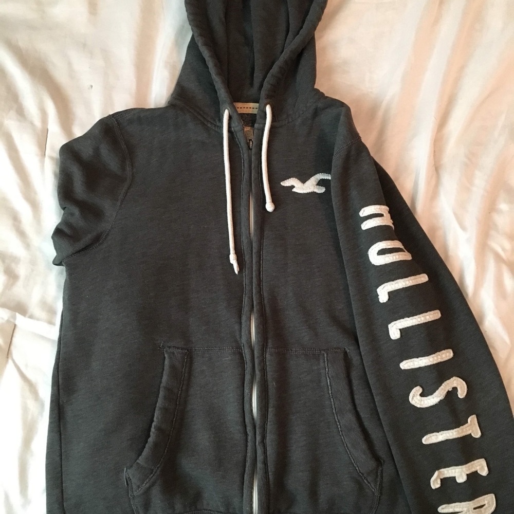 Hollister zip up hoodie